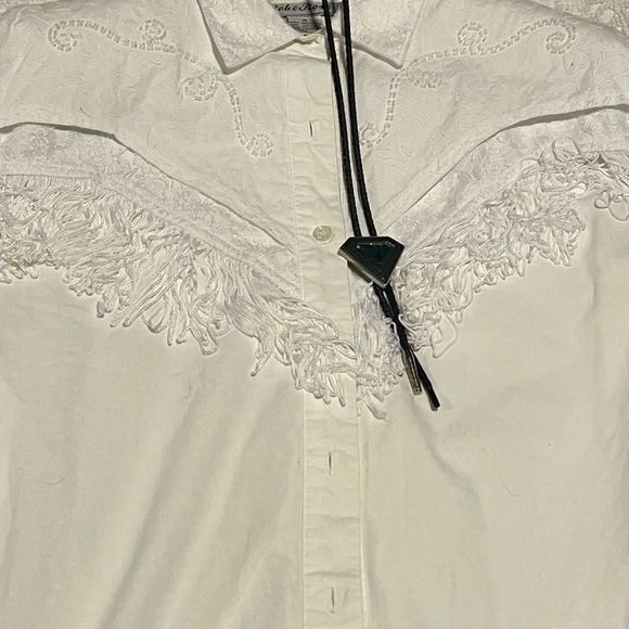 Adobe Rose Western Style Button Down Shirt - Picture 6 of 6